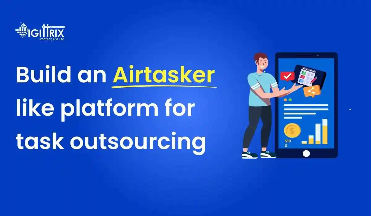 Visual representation of a task outsourcing platform, showcasing features similar to Airtasker and cost considerations.