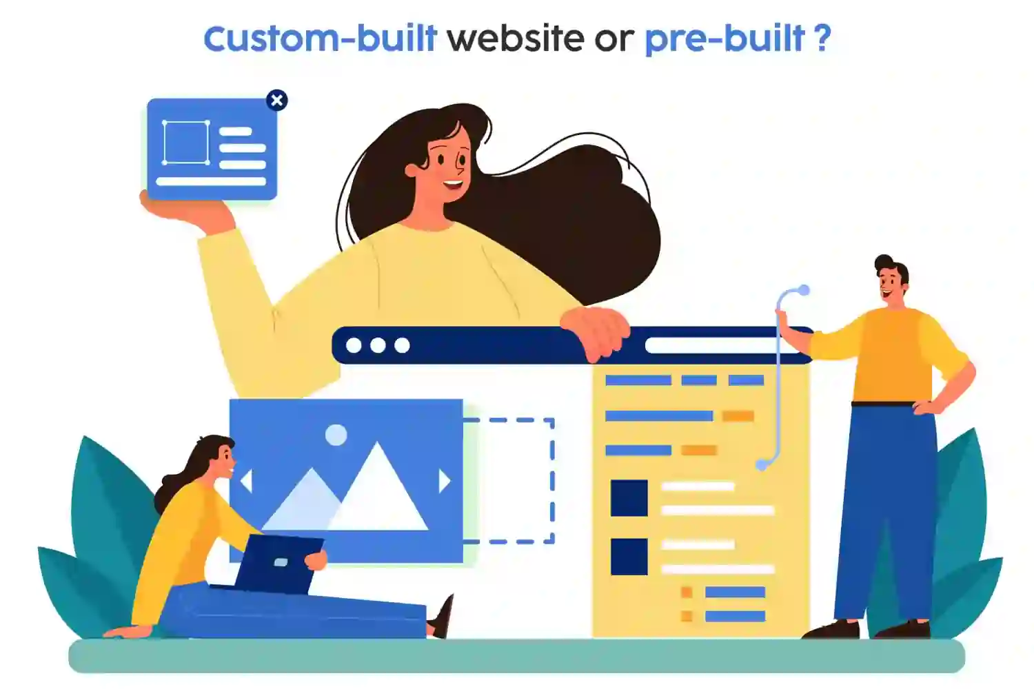 Is Custom Build Website Better or Prebuilt?