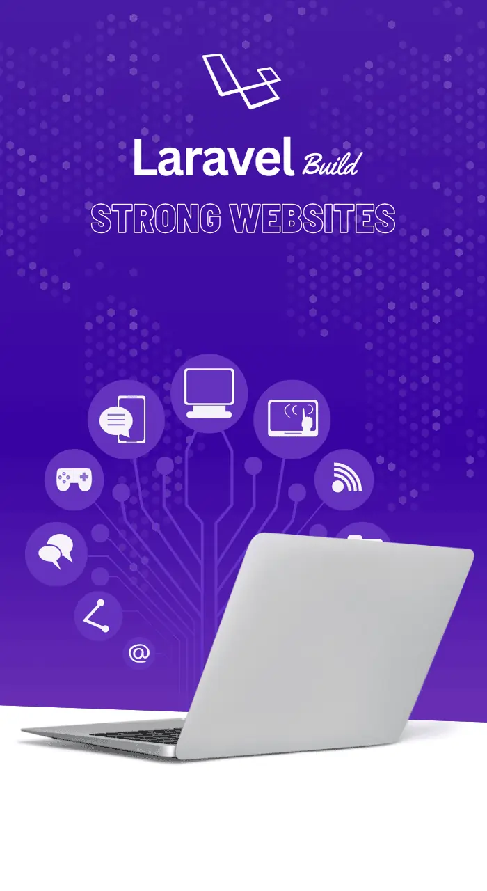 Image showing a laptop which is highlight features for strong website development