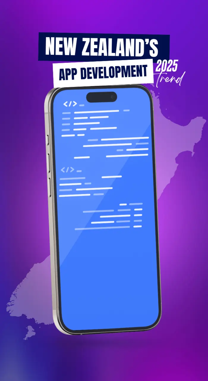 Image showing a mobile app development with the trends of 2025 in New Zealand