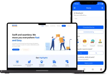 Packers and Movers website and mobile app