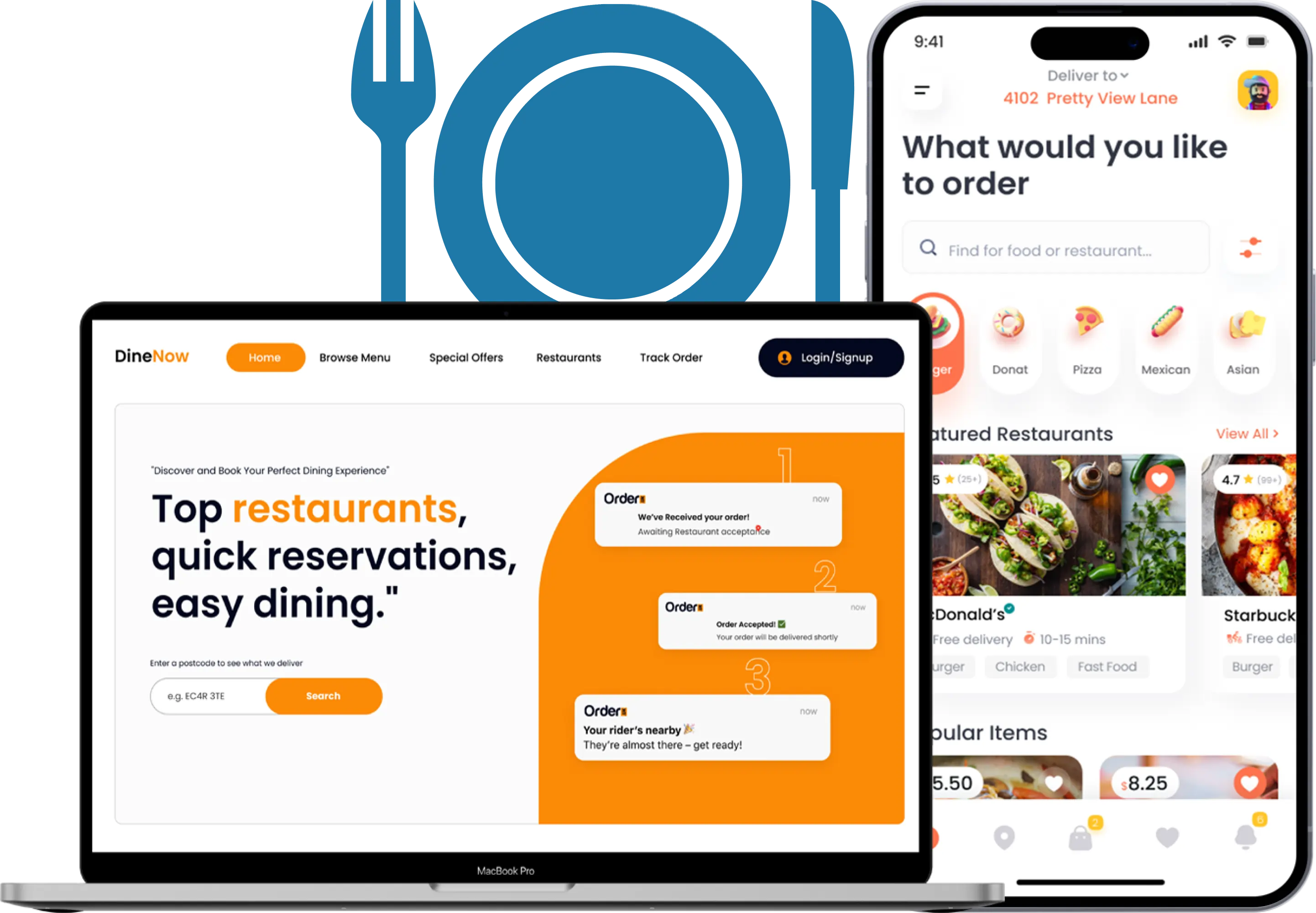 Restaurant app Development android and iOS