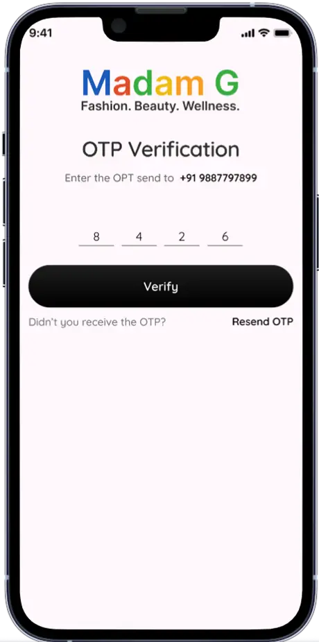 social app home page