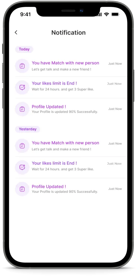 Dating Notifications