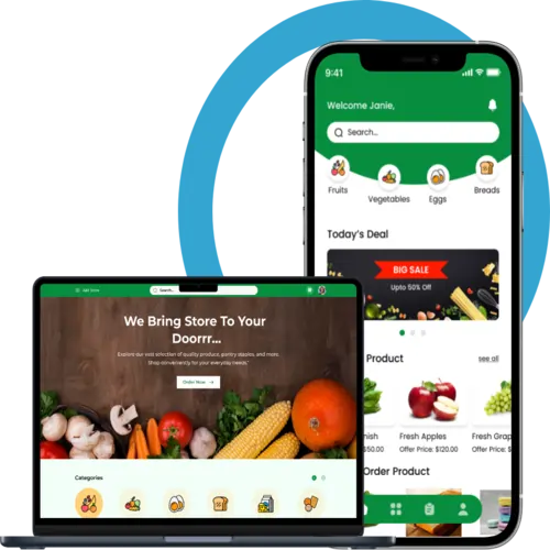 grocery app like swiggy or instamart or blinkit developed by digittrix