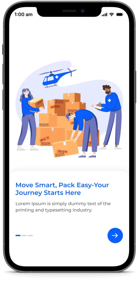 Movers and Packers App Development welcome