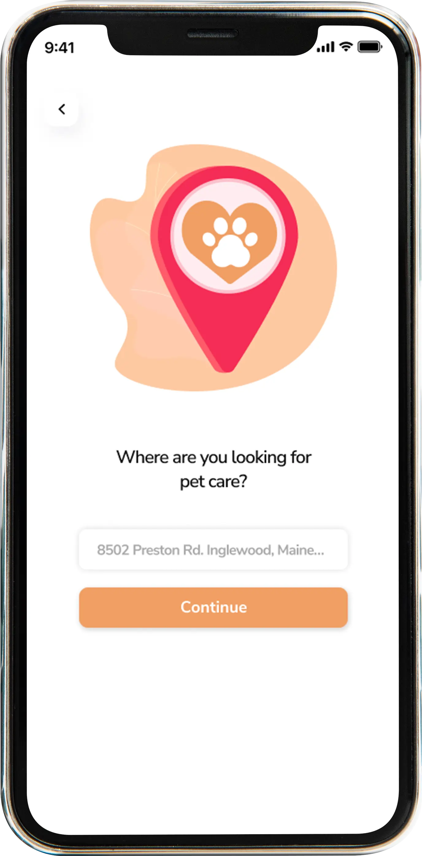 Pet Care App Development pet location looking