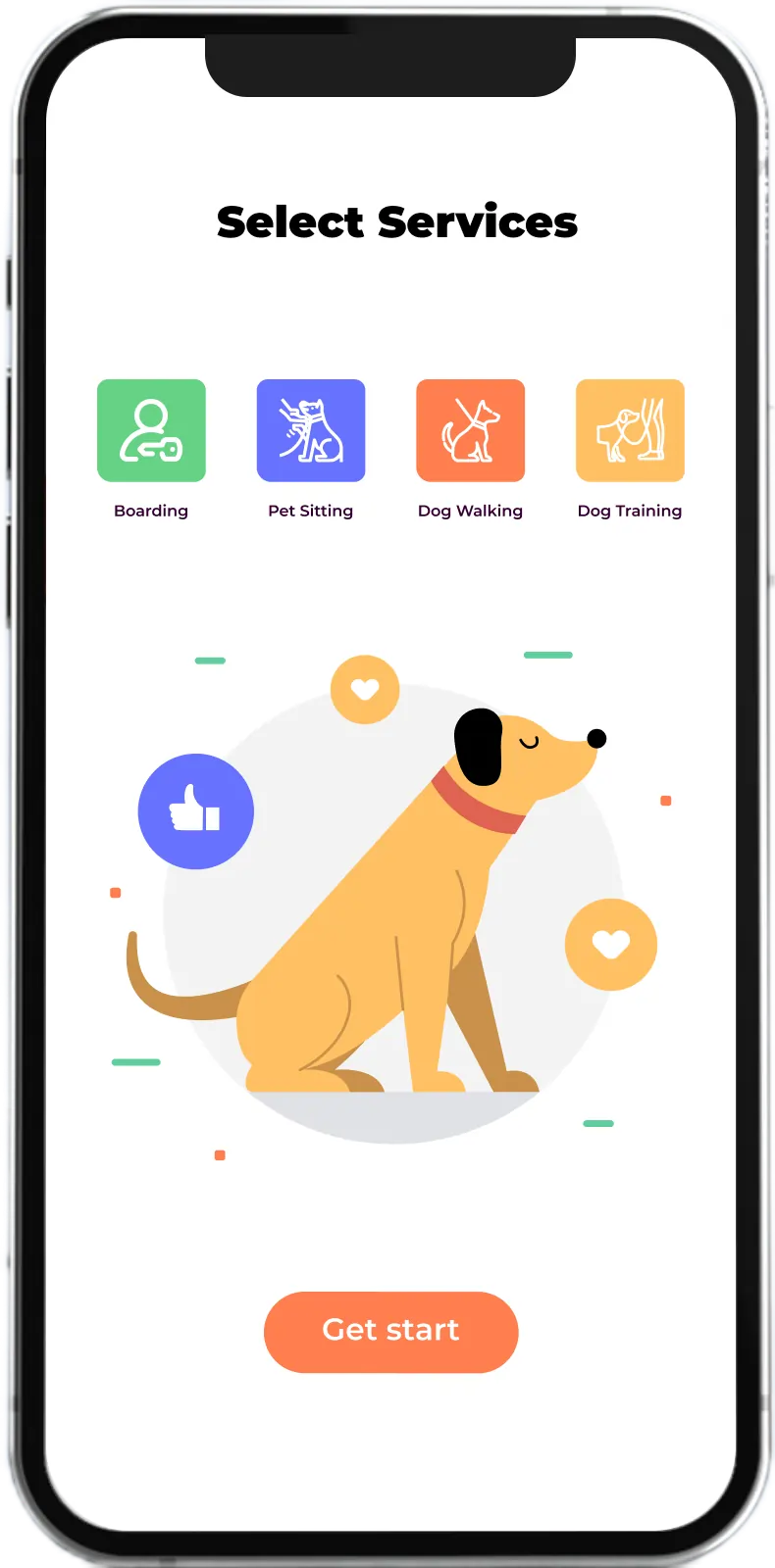 Pet Care mobile app android and iOS developed by digittrix