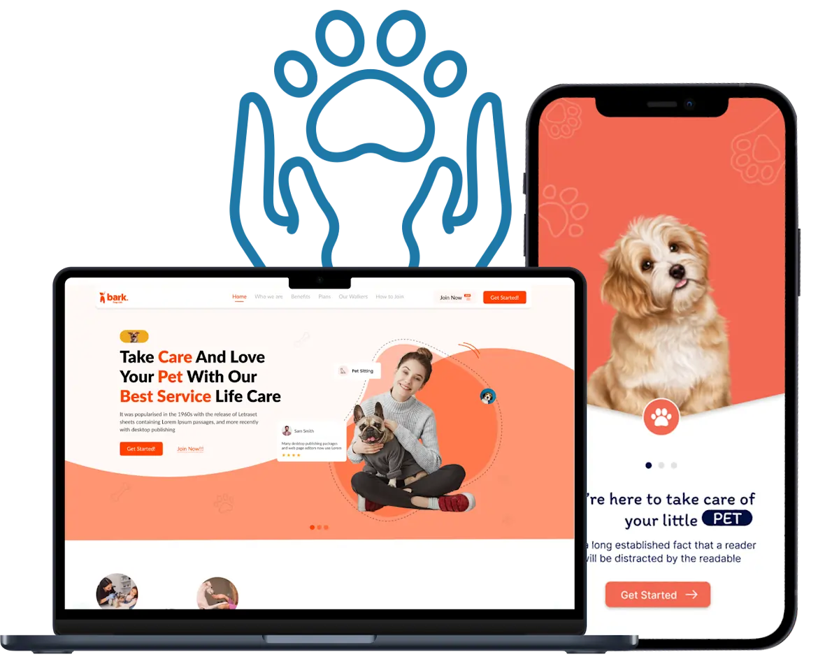 Pet Care Mobile app Development android and iOS