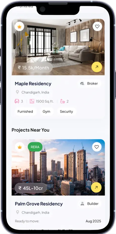 social app home page
