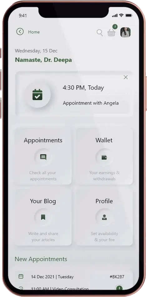 Telemedicine mobile app android and iOS developed by digittrix