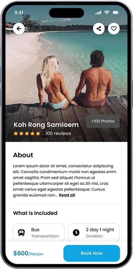 travel app about page